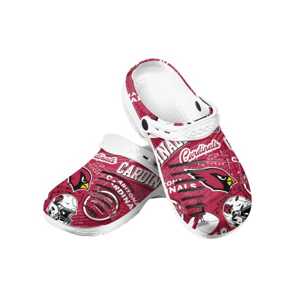 Arizona Cardinals NFL Mens Historic Print Clog With Strap Online now