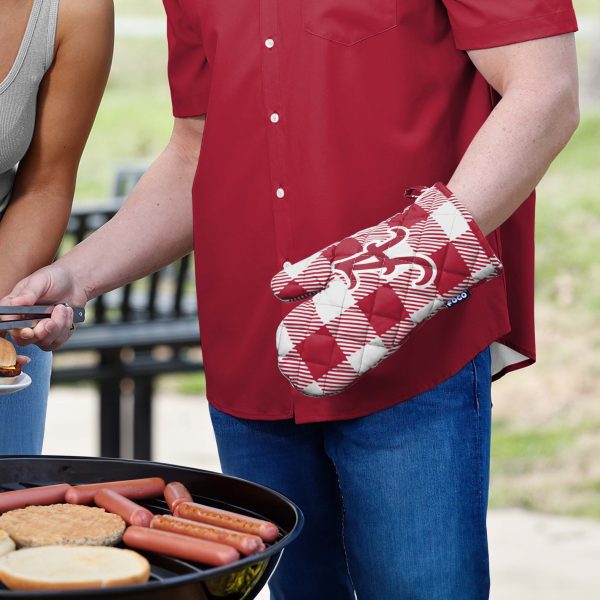 Alabama Crimson Tide NCAA Plaid Oven Mitt Online - Image 3