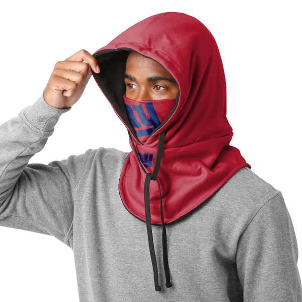 New York Giants NFL Alternate Team Color Drawstring Hooded Gaiter on Sale - Image 3