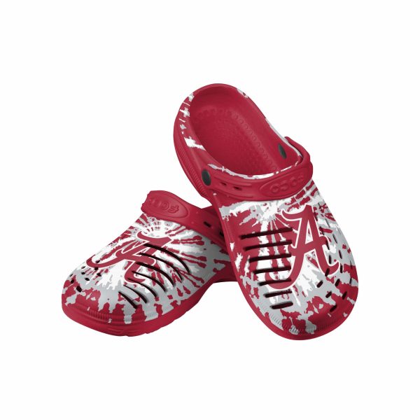 Alabama Crimson Tide NCAA Mens Tie-Dye Clog With Strap For Sale
