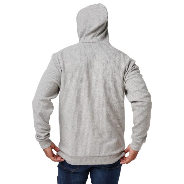 Baltimore Ravens NFL Mens Gray Woven Hoodie For Discount - Image 2