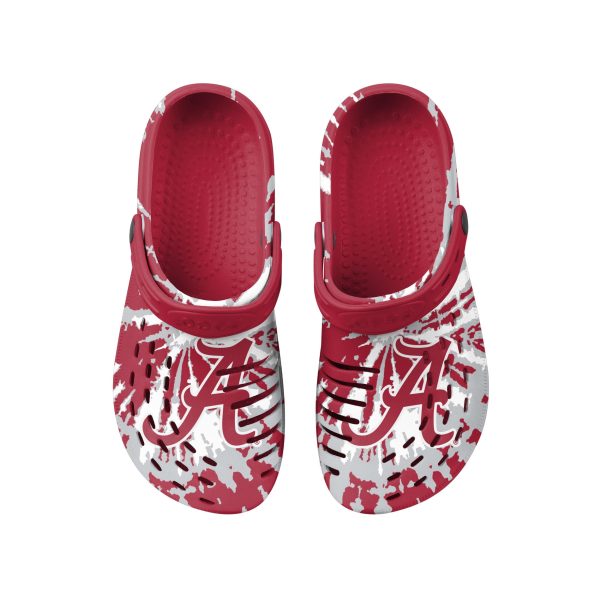 Alabama Crimson Tide NCAA Mens Tie-Dye Clog With Strap For Sale - Image 4