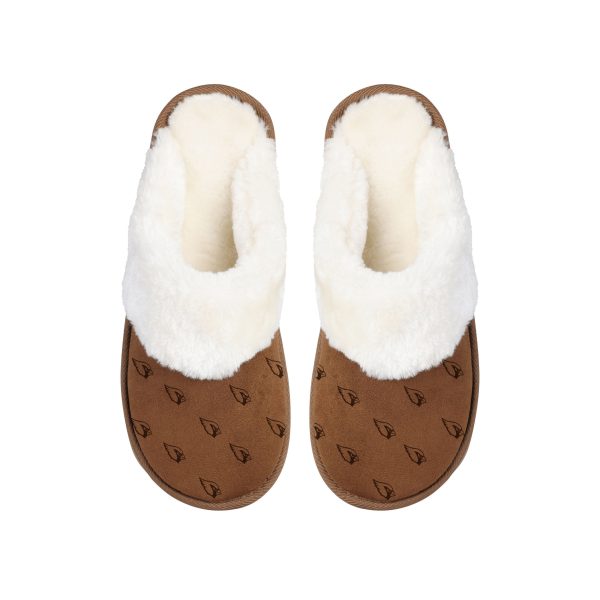 Arizona Cardinals NFL Womens Repeat Logo Moccasin Slippers For Discount - Image 3
