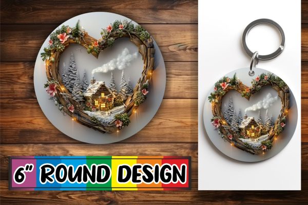 15x Keychain Sublimation Design Collection , Christmas Online Sale - Image 3