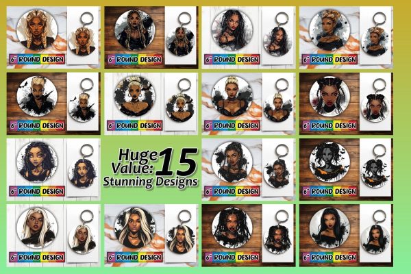 15x Round Car Coaster Sublimation Pack , Halloween Online now
