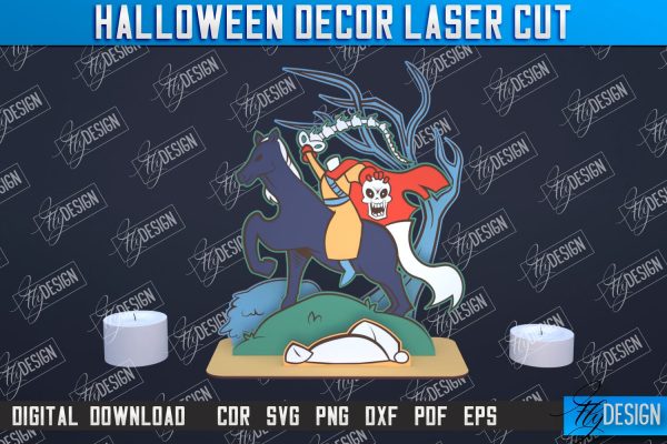 3D Halloween Decor Bundle | 3D Halloween Scene | Multilayered Designs | CNC Files Online Hot Sale - Image 4