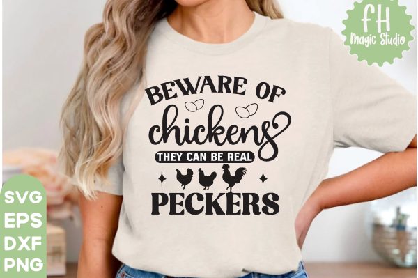 beware of chickens they can be real peckers, Chicken Sunglasses SVG, Chicken Bandana SVG, Chicken Cut File, July 4th Animals SVG, patriotic chicken, patriotic chicken SVG,  chicken Svg Bundle Hot on Sale