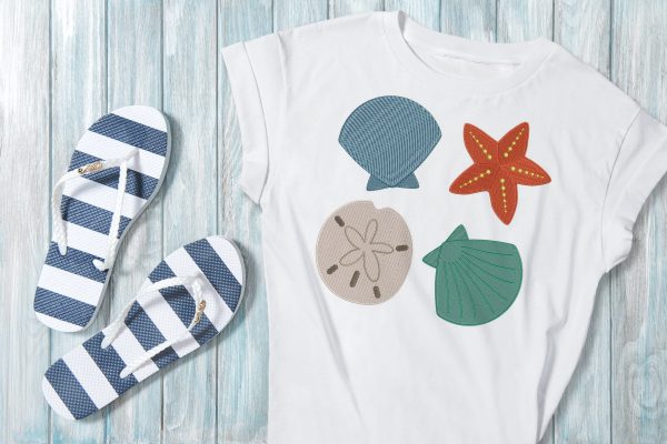 Beachcomber Mini Embroidery File Trio Set Supply